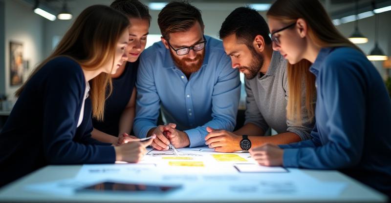 Equipo de Luminova diseñando soluciones de iluminación